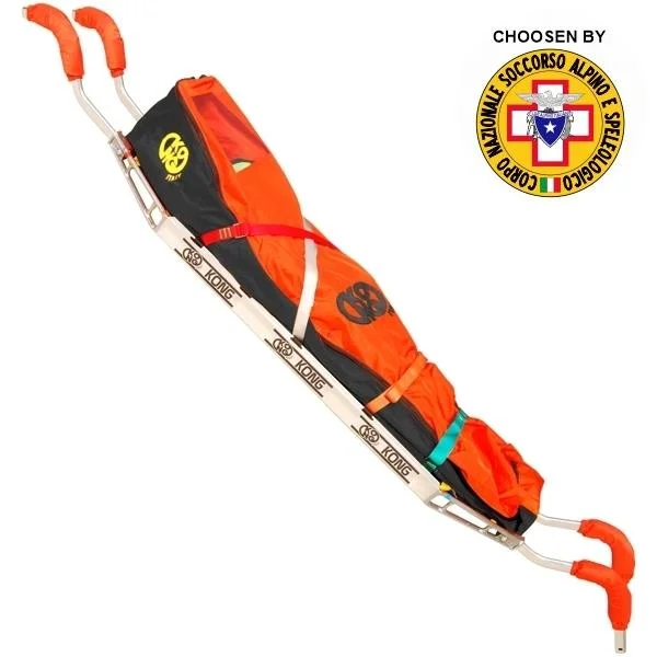 lecco stretcher orange black